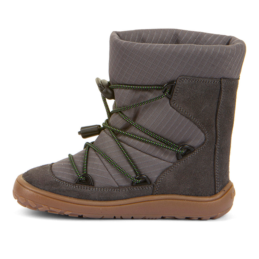 Barefoot TEX Track Wool Boots in Grey - Waterproof
