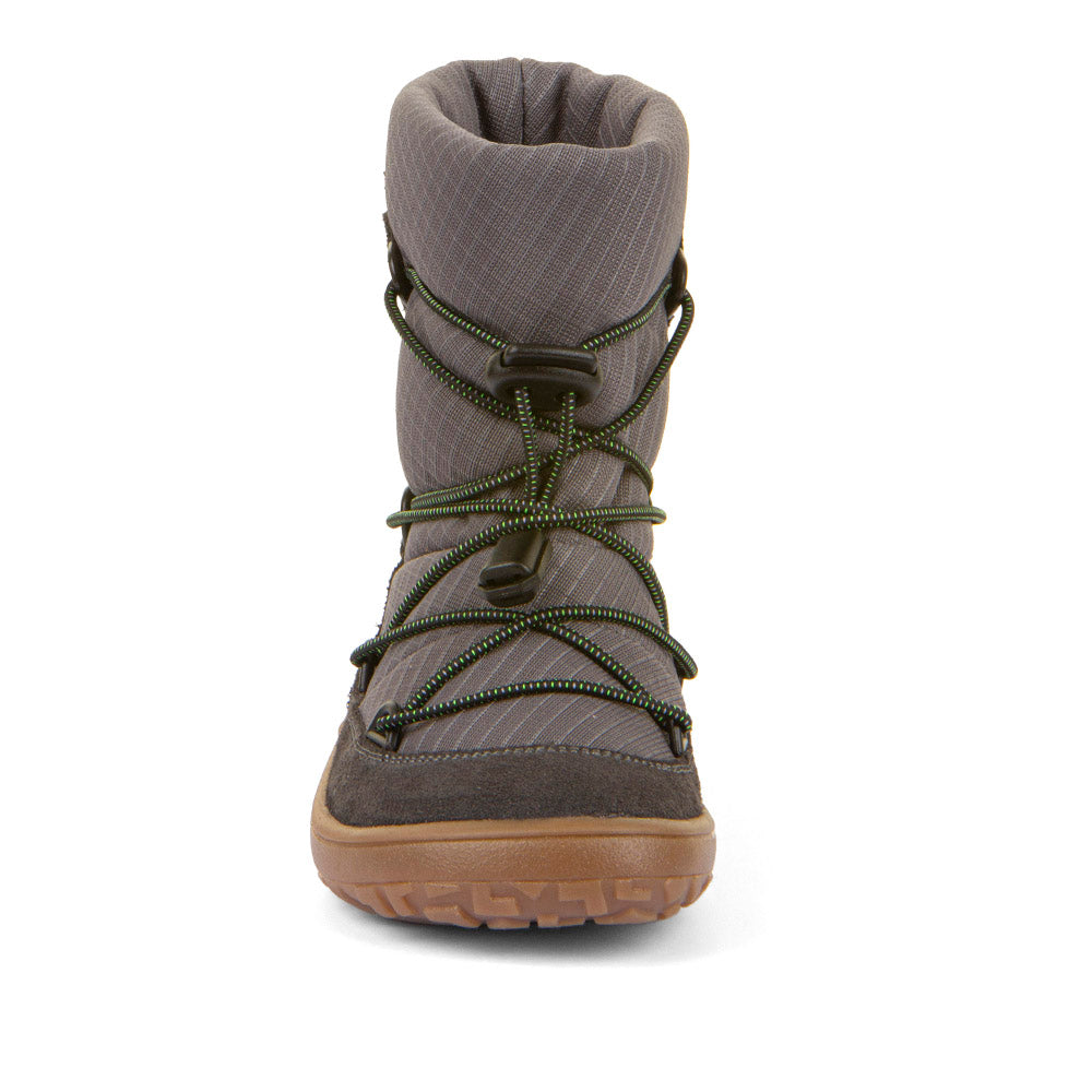 Barefoot TEX Track Wool Boots in Grey - Waterproof
