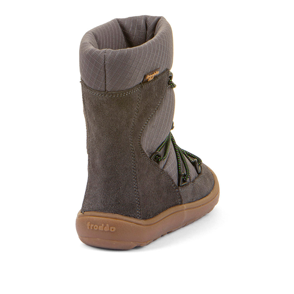 Barefoot TEX Track Wool Boots in Grey - Waterproof