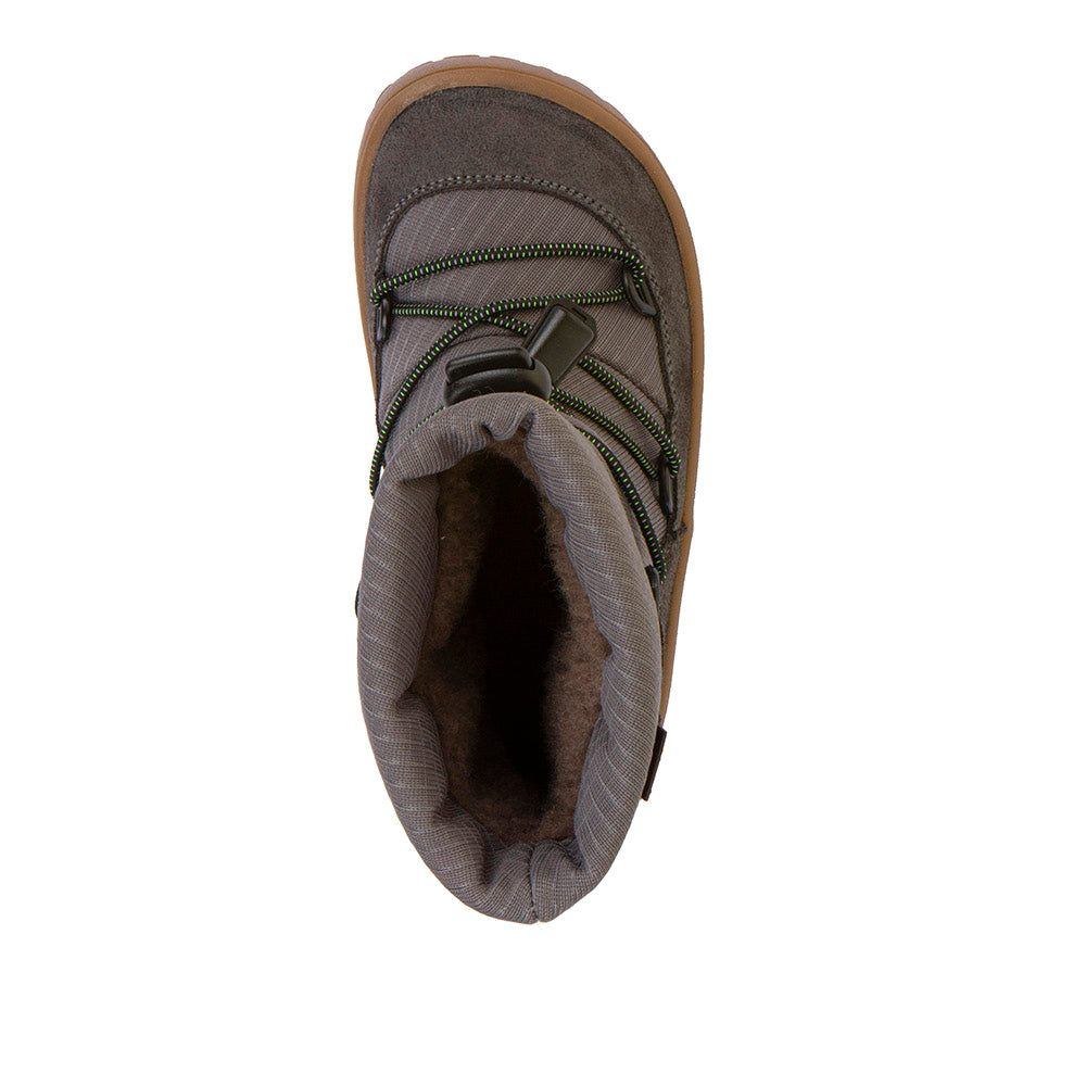 Barefoot TEX Track Wool Boots in Grey - Waterproof