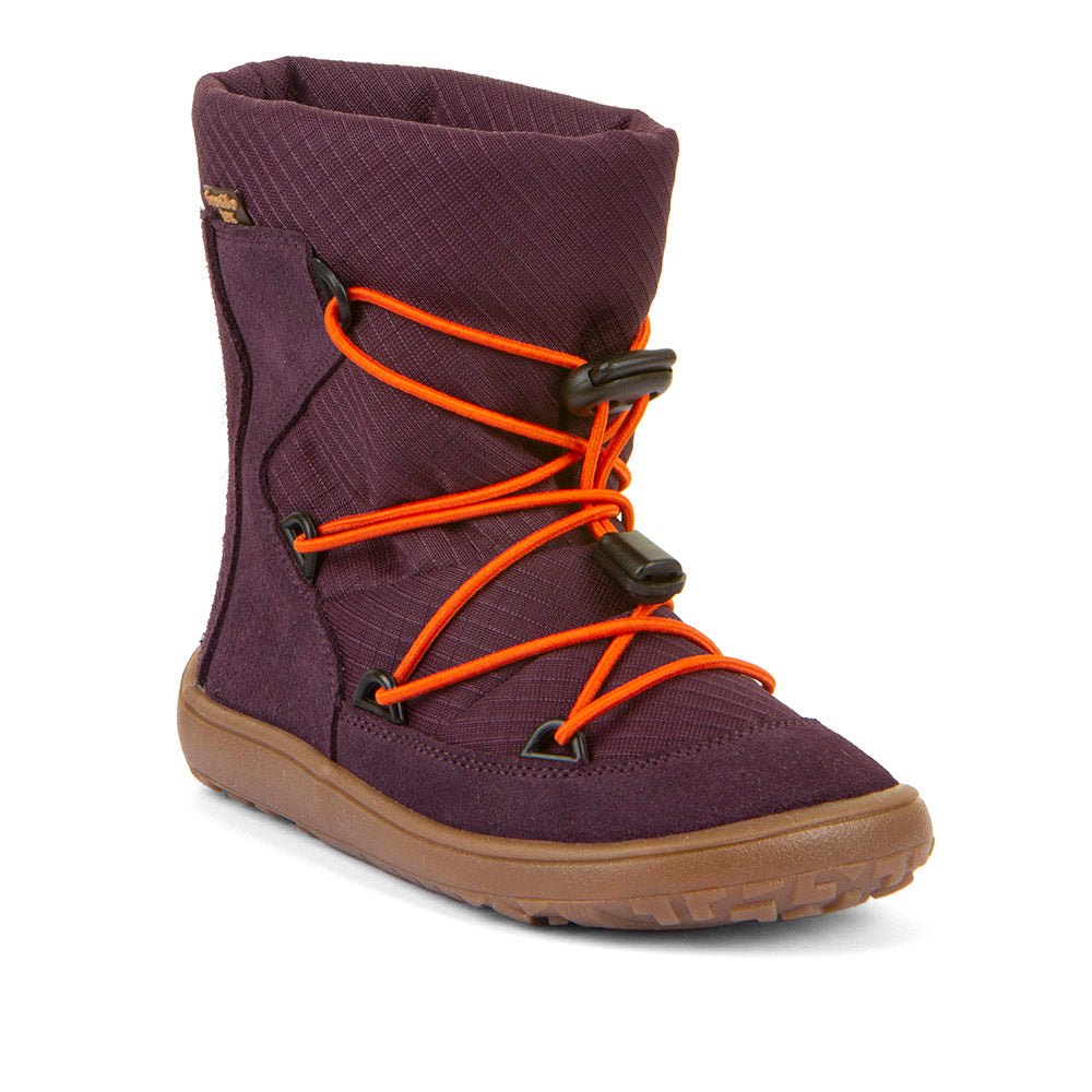 Barefoot TEX Track Wool Boots in Purple - Waterproof