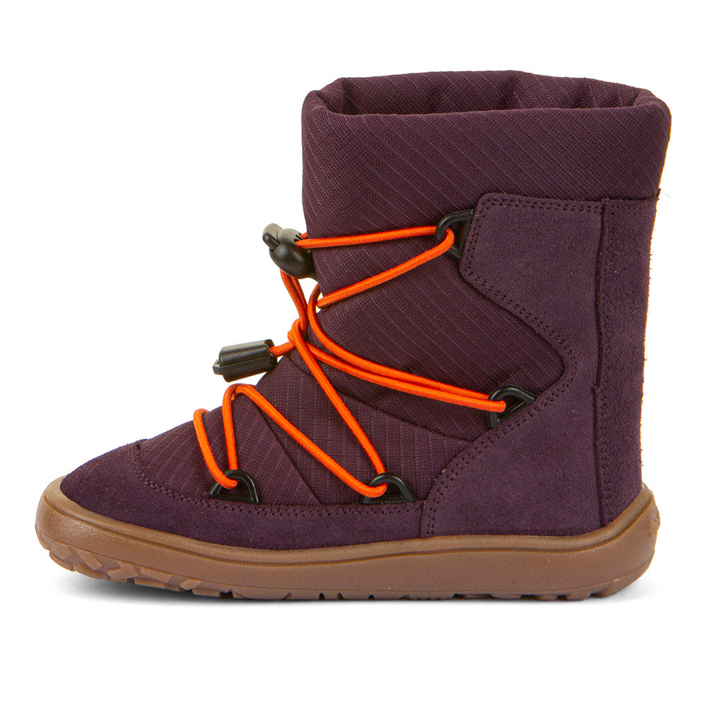 Barefoot TEX Track Wool Boots in Purple - Waterproof