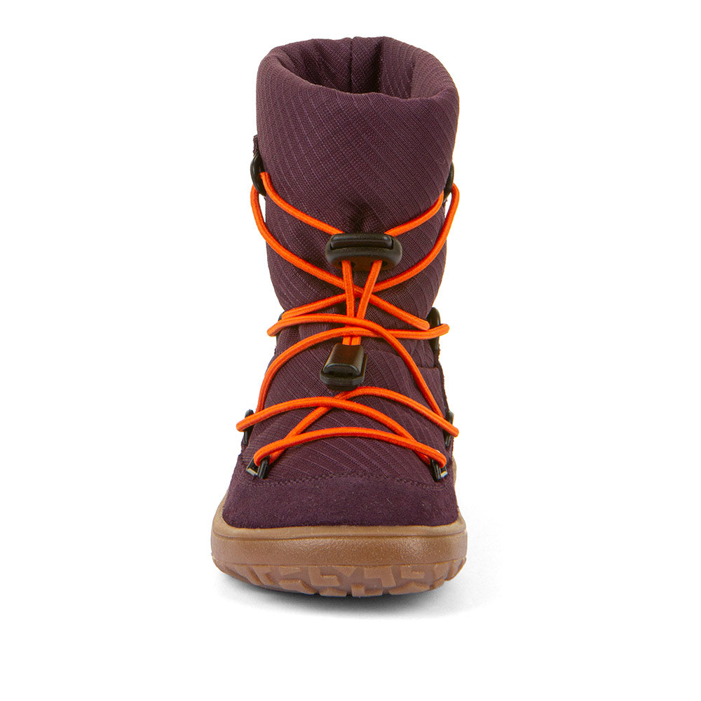 Barefoot TEX Track Wool Boots in Purple - Waterproof