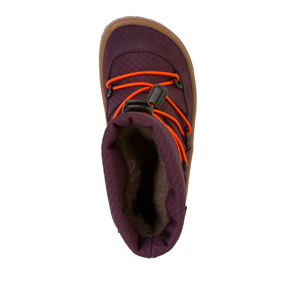 Barefoot TEX Track Wool Boots in Purple - Waterproof