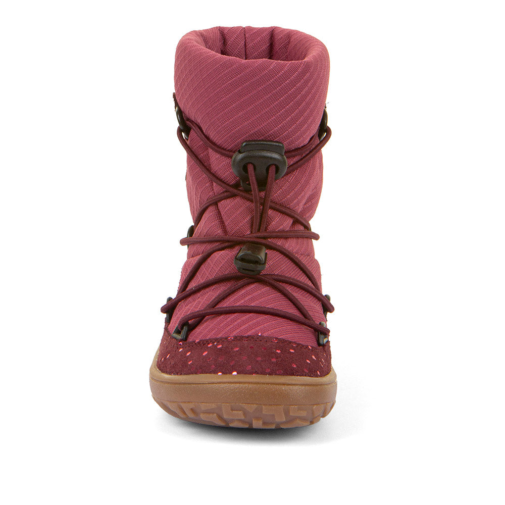 Barefoot TEX Track Wool Boots in Bordeaux+ - Waterproof