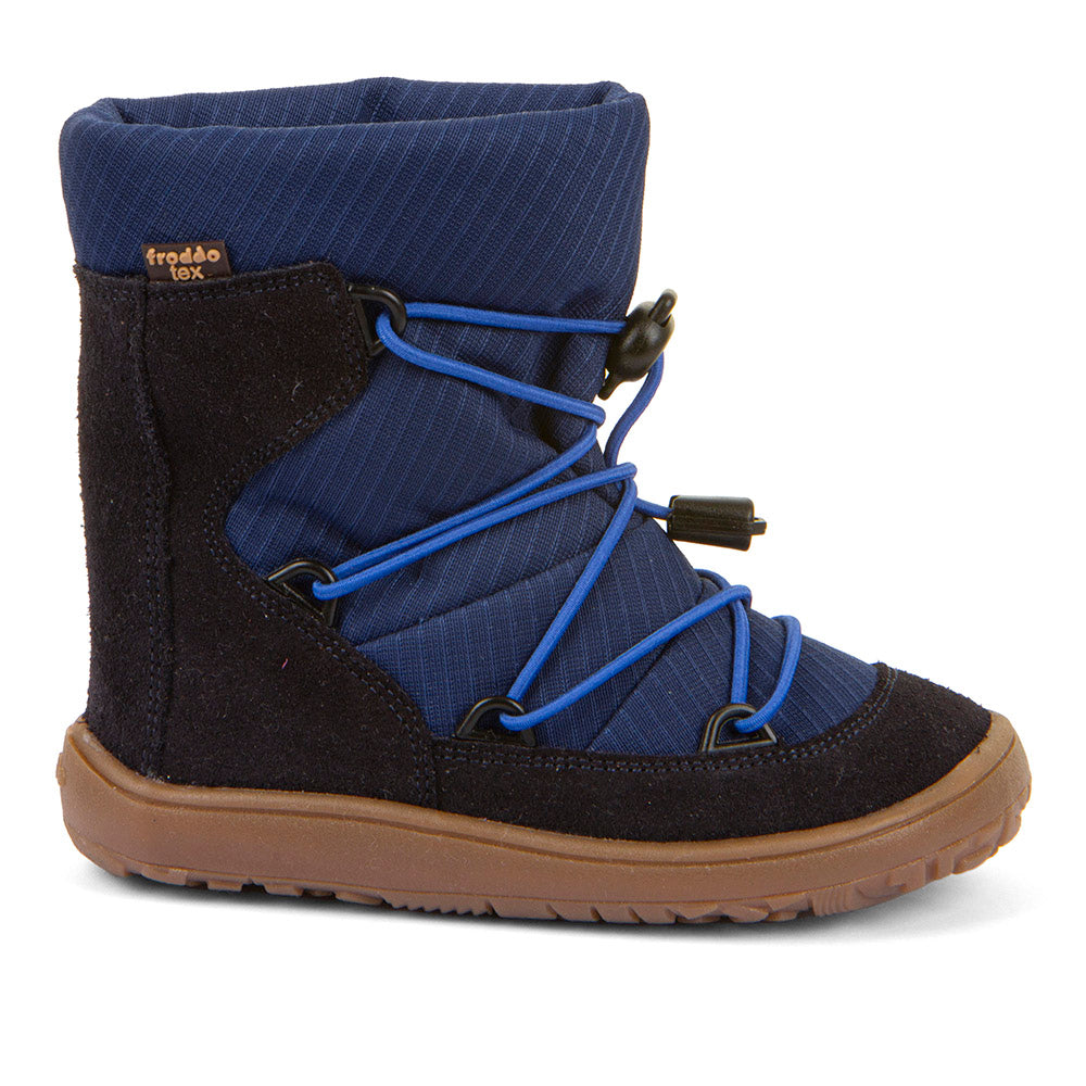 Barefoot TEX Track Wool Boots in Blue - Waterproof