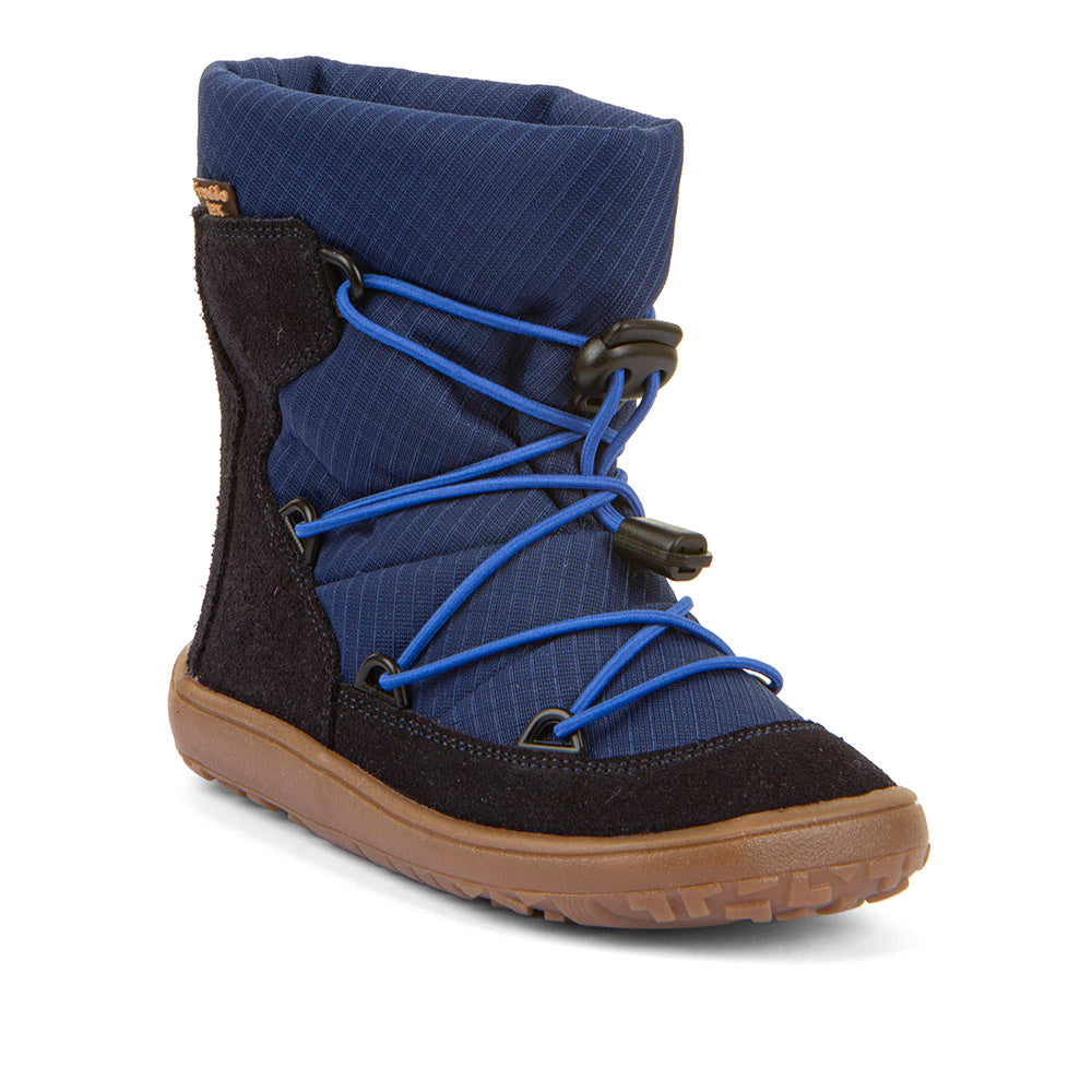 Barefoot TEX Track Wool Boots in Blue - Waterproof