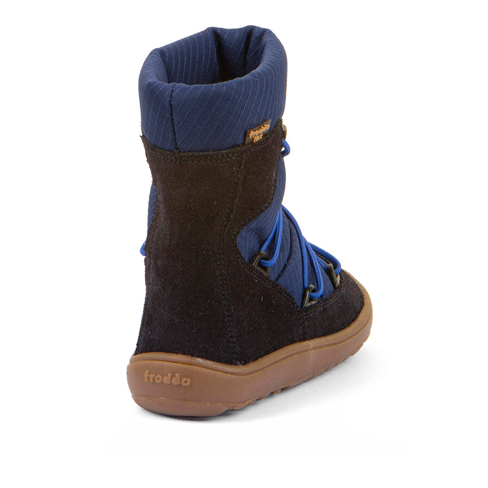 Barefoot TEX Track Wool Boots in Blue - Waterproof