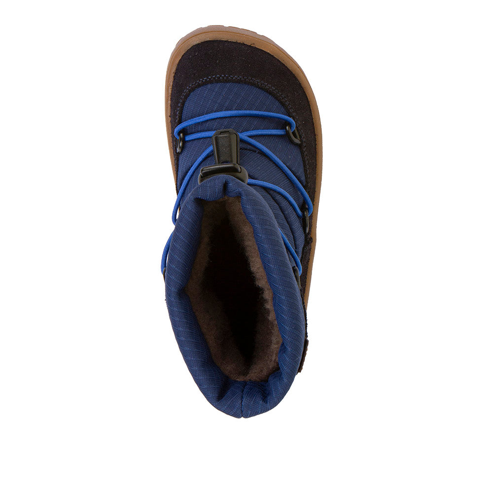 Barefoot TEX Track Wool Boots in Blue - Waterproof