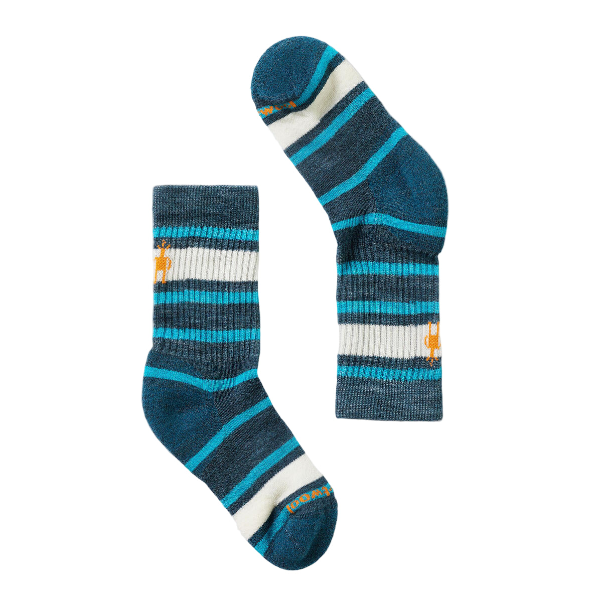 Kids' Hike Striped Crew Socks