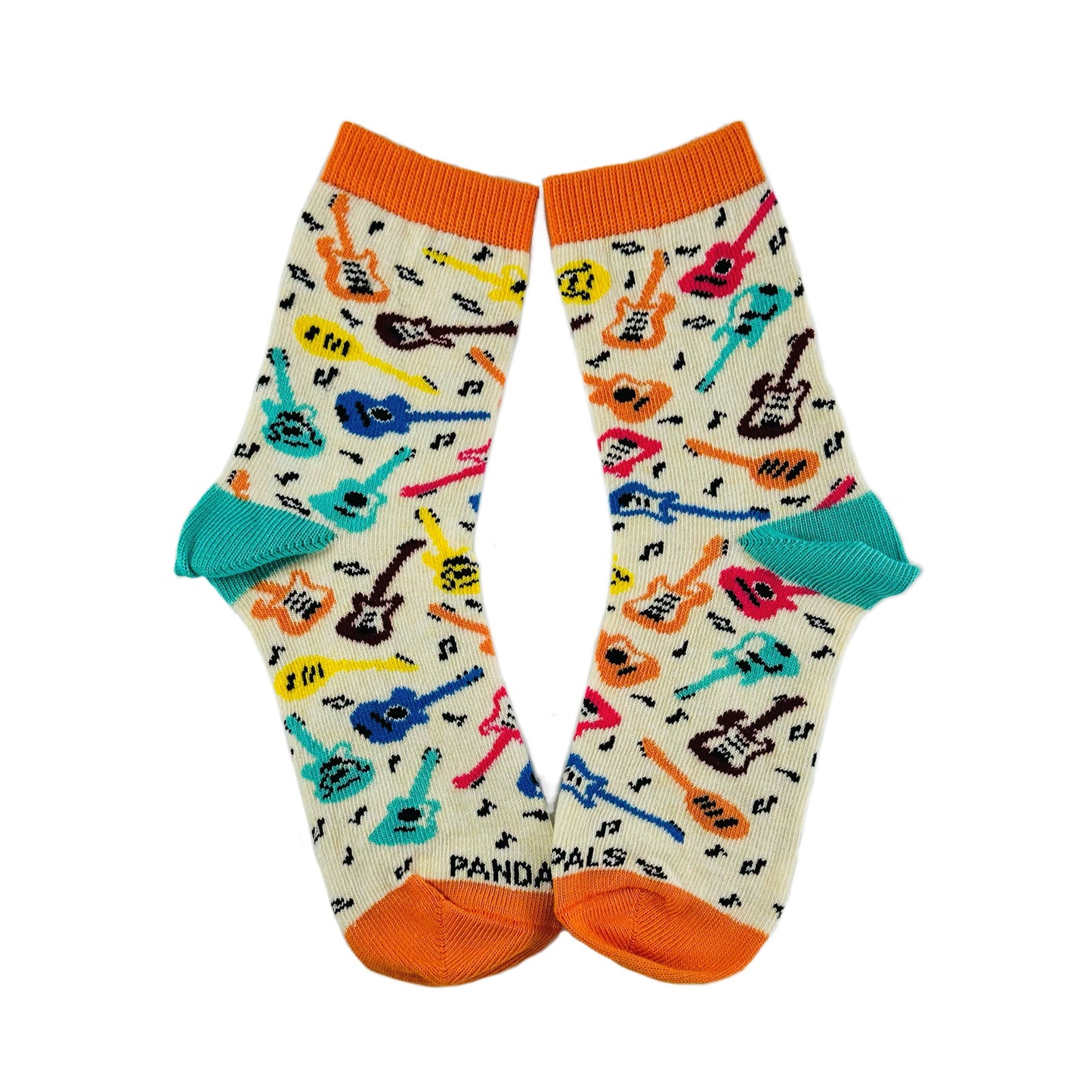 Guitar Pattern Socks  (Ages 5-7)