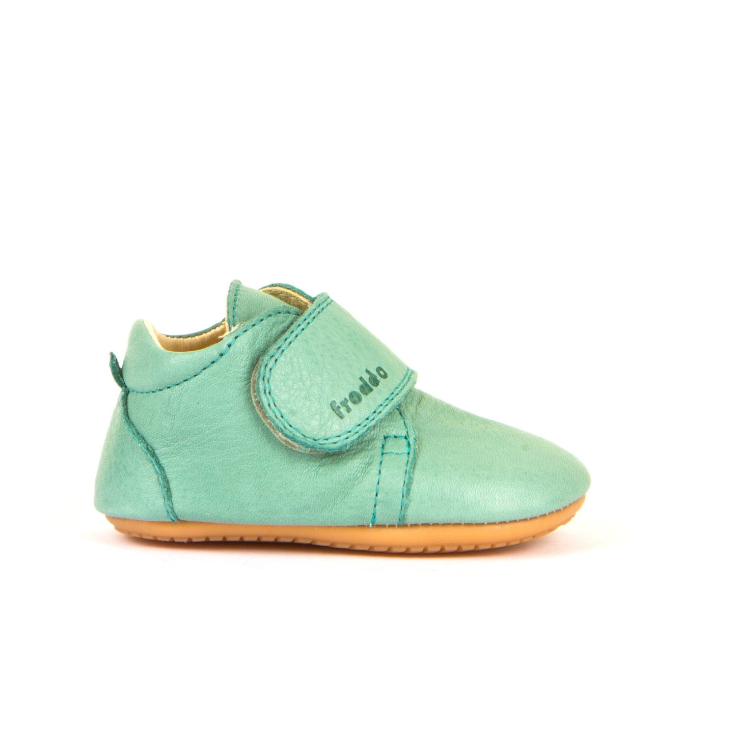 Prewalkers Classic - Single Velcro Leather Baby Shoes in Mint