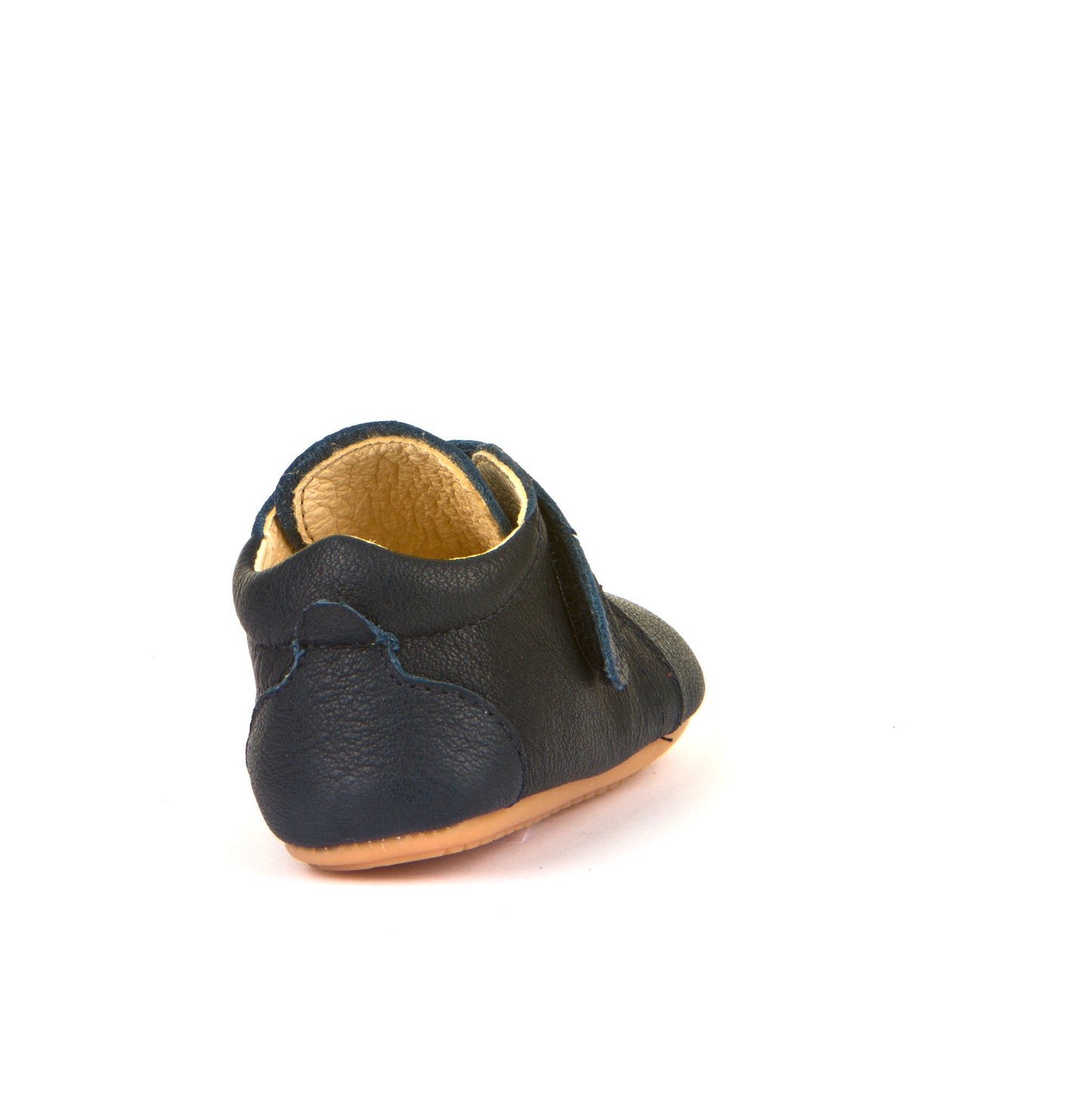 Prewalkers Classic – Single Velcro Leather Baby Shoes in Dark Blue