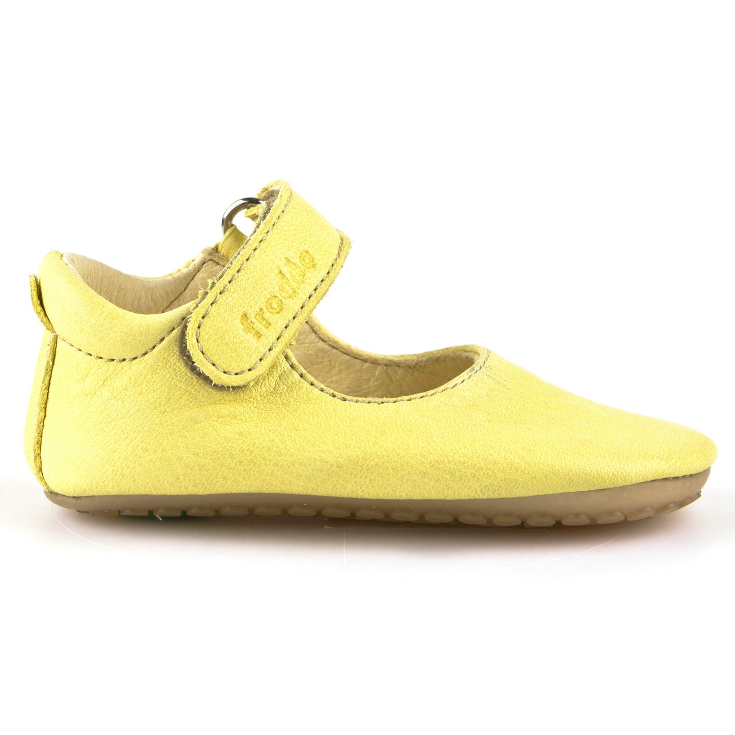 Prewalkers - Leather Mary Jane Baby Sandal in Yellow
