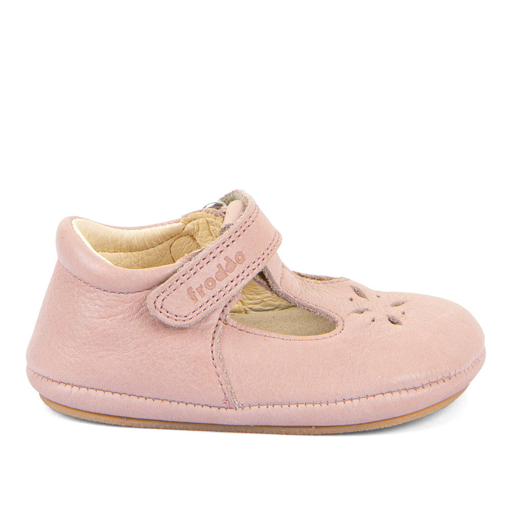 Barefoot Prewalkers – Balle T-Bar Baby Sandal in Pink