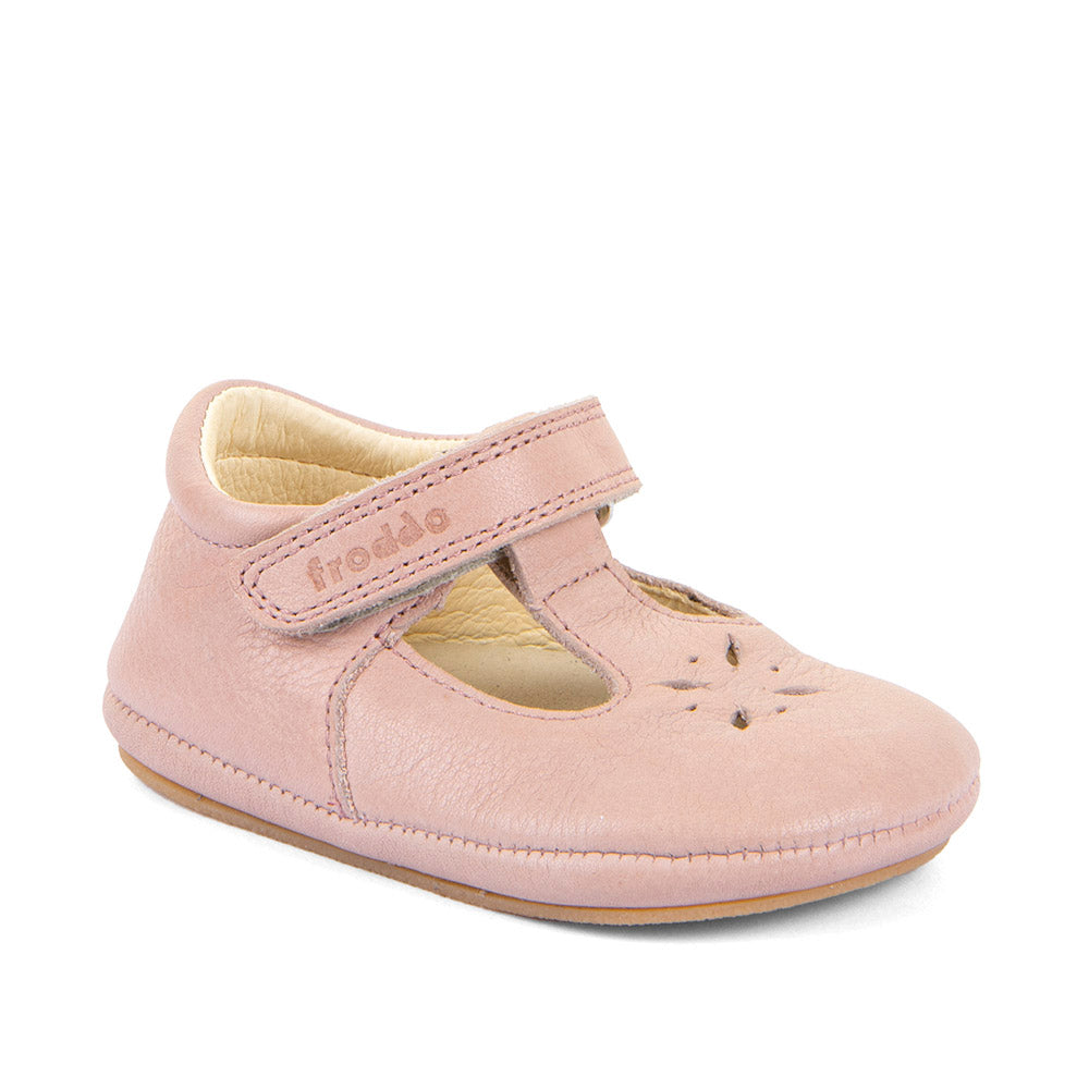 Barefoot Prewalkers – Balle T-Bar Baby Sandal in Pink