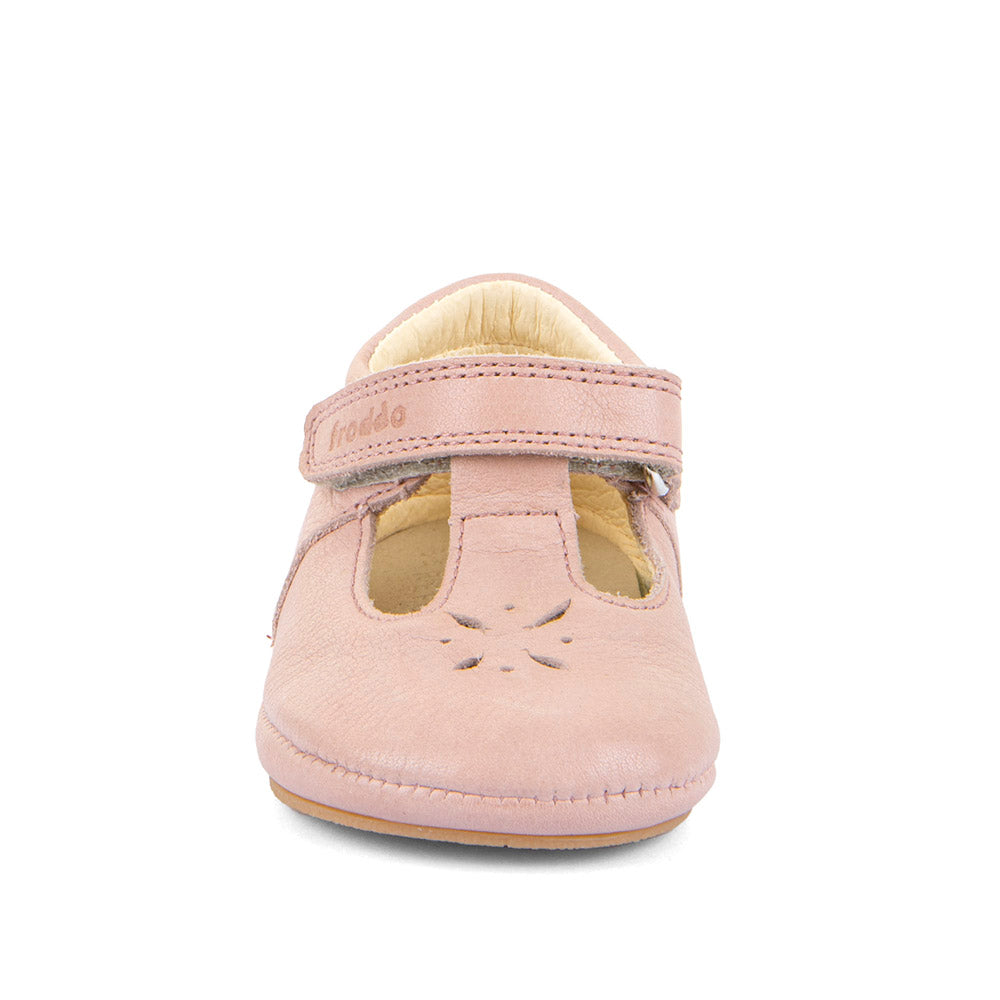 Barefoot Prewalkers – Balle T-Bar Baby Sandal in Pink