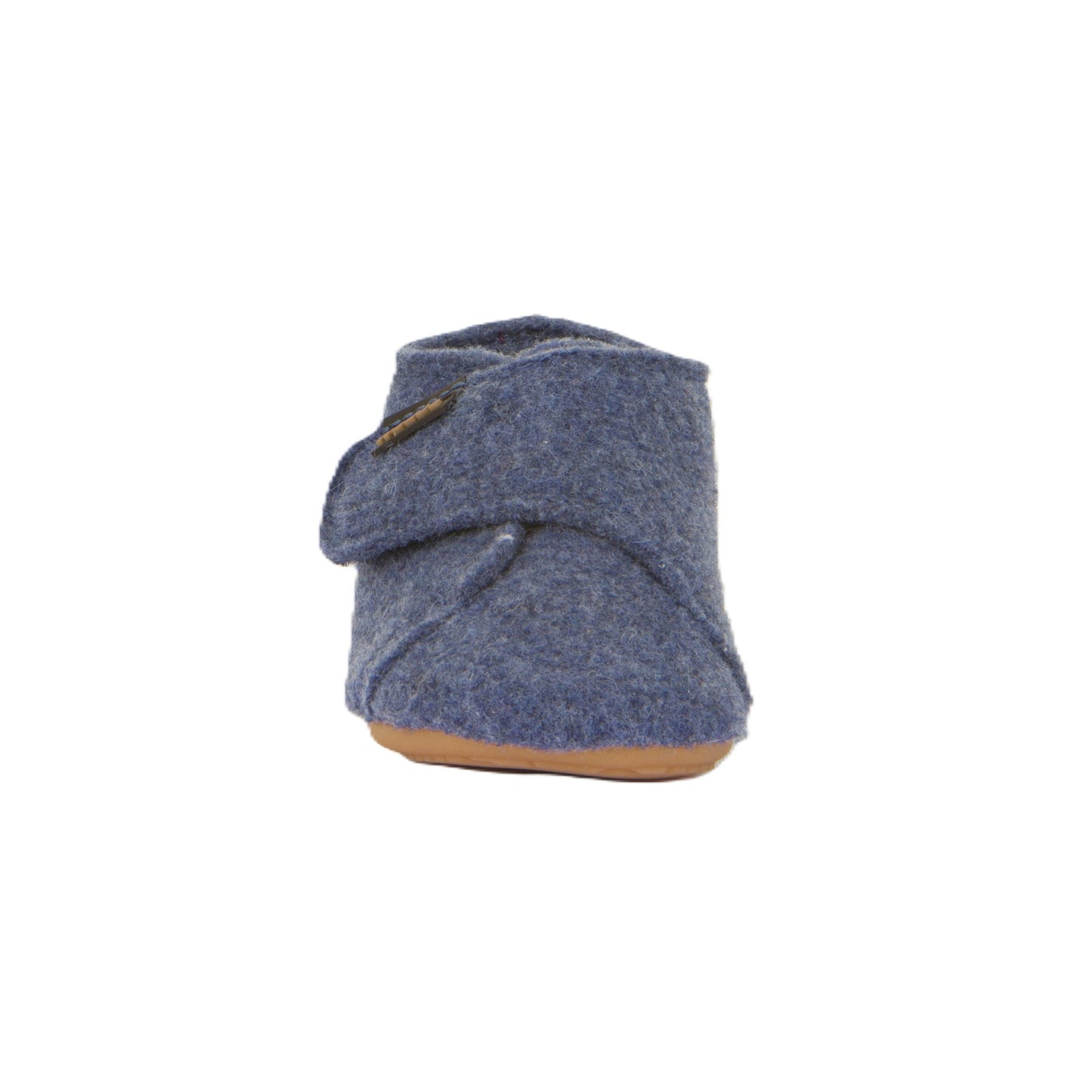 Prewalkers Wooly Baby Slipper with Velcro in Denim