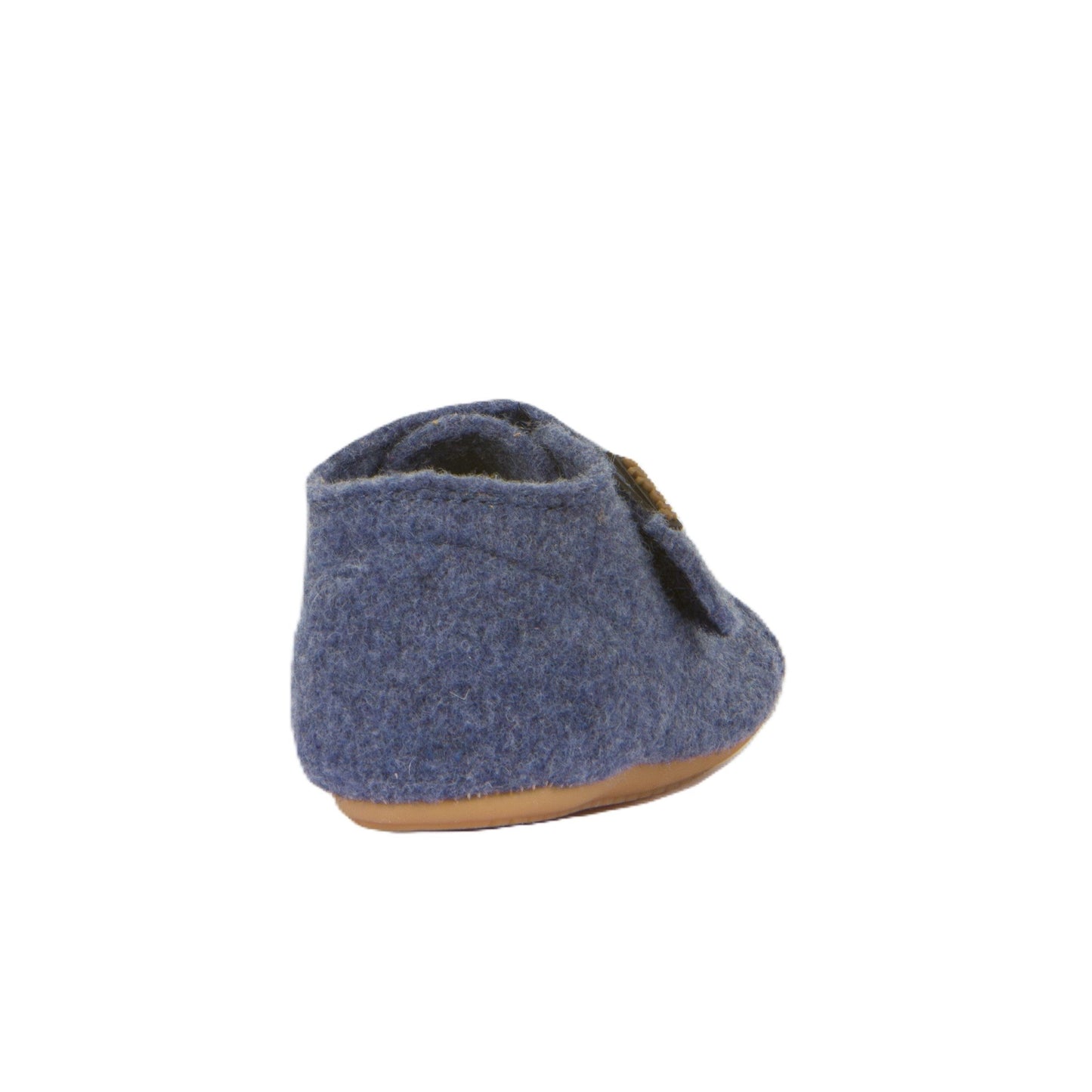 Prewalkers Wooly Baby Slipper with Velcro in Denim