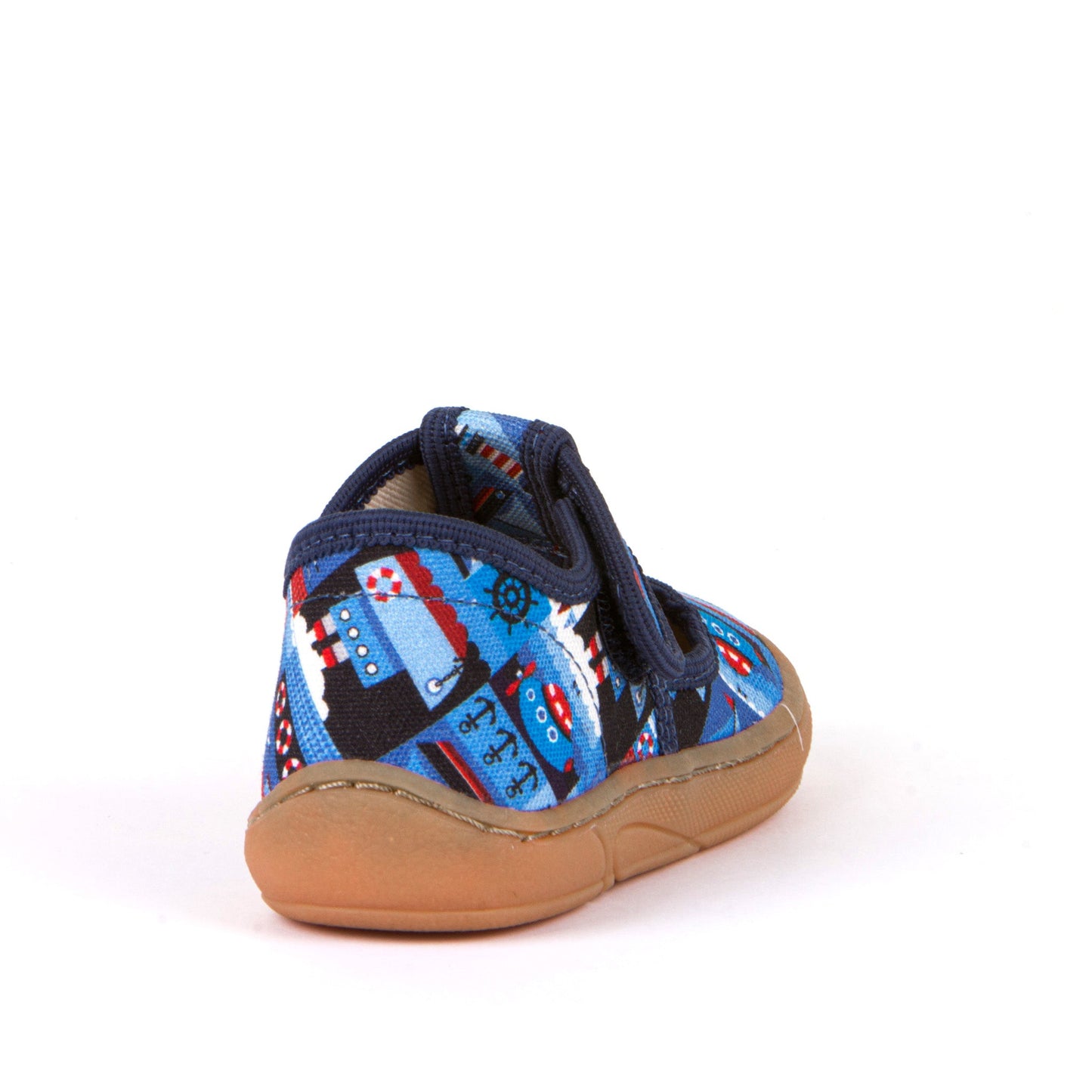 Minni T-Bar Canvas - Denim with Nautical Theme Print