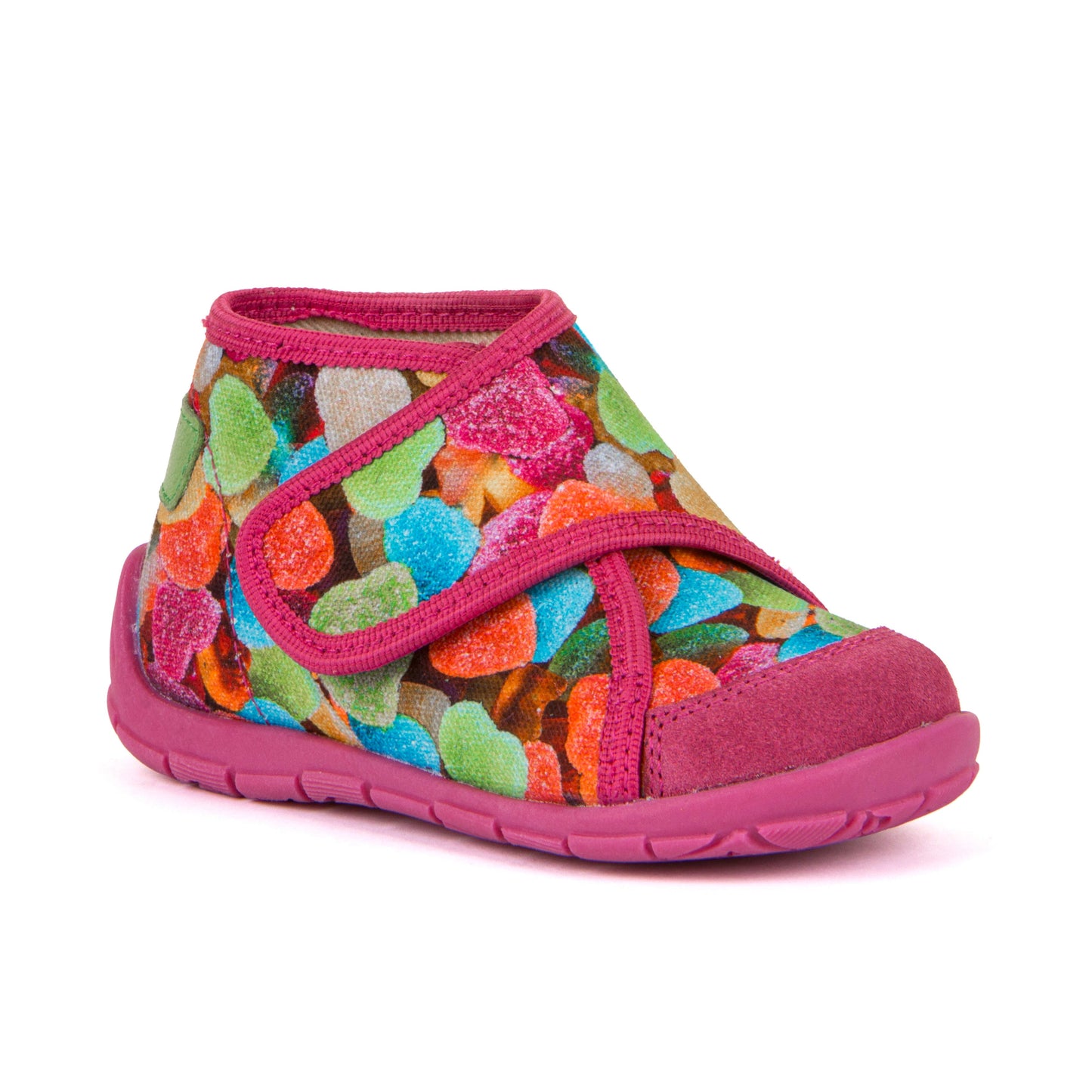 Classic High-Top Slipper - Fuchsia with Gummy Candy Print