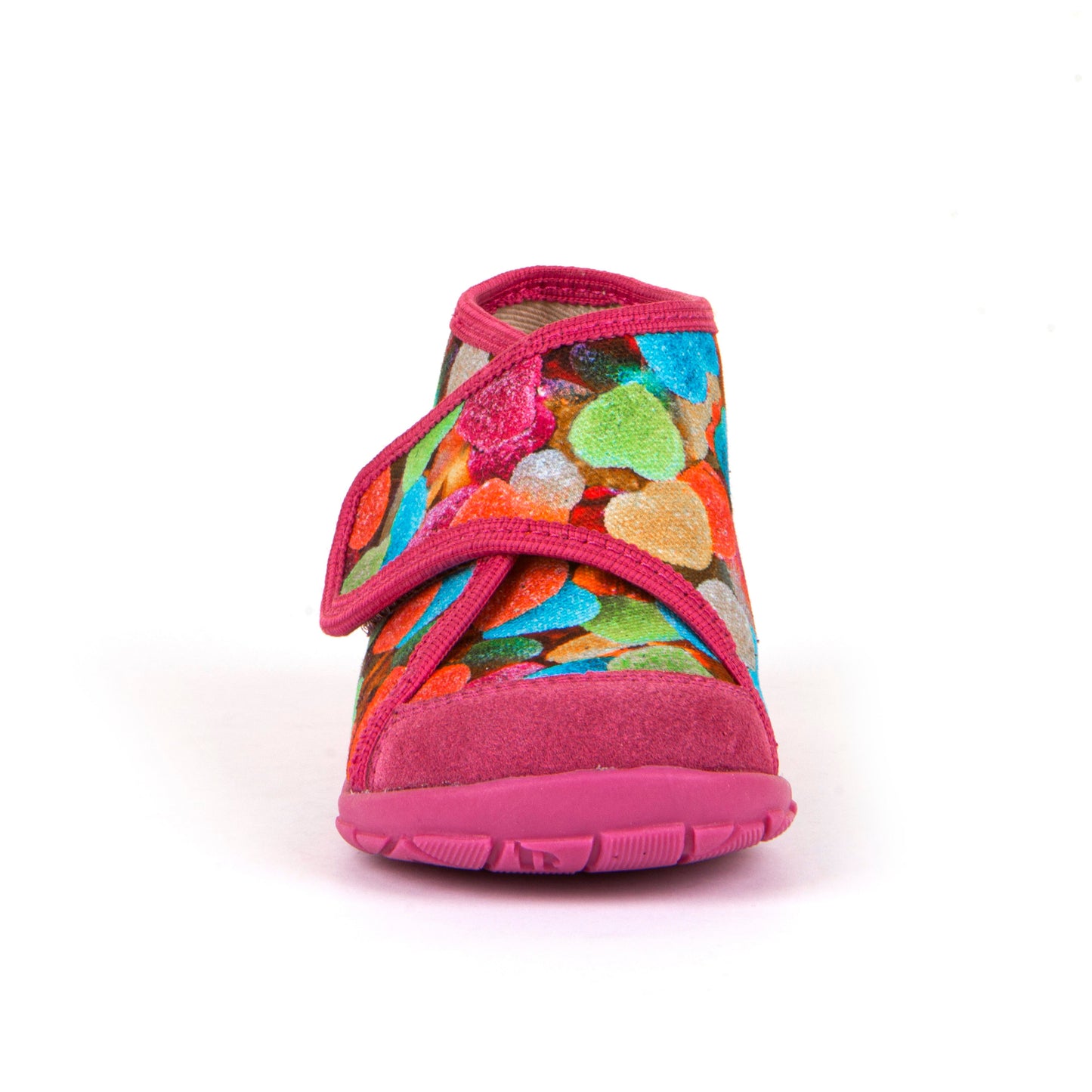Classic High-Top Slipper - Fuchsia with Gummy Candy Print