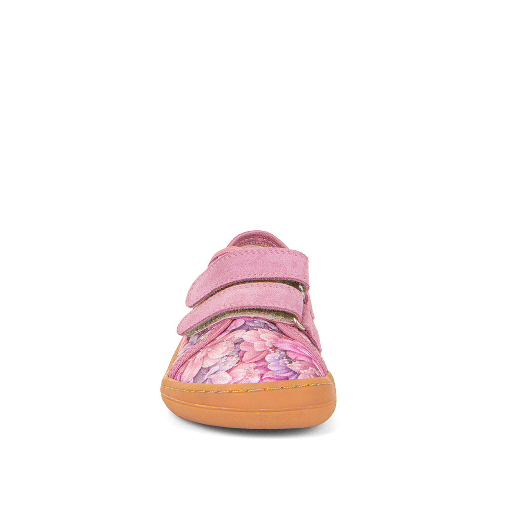 Barefoot Canvas - Pink with Flowers Print