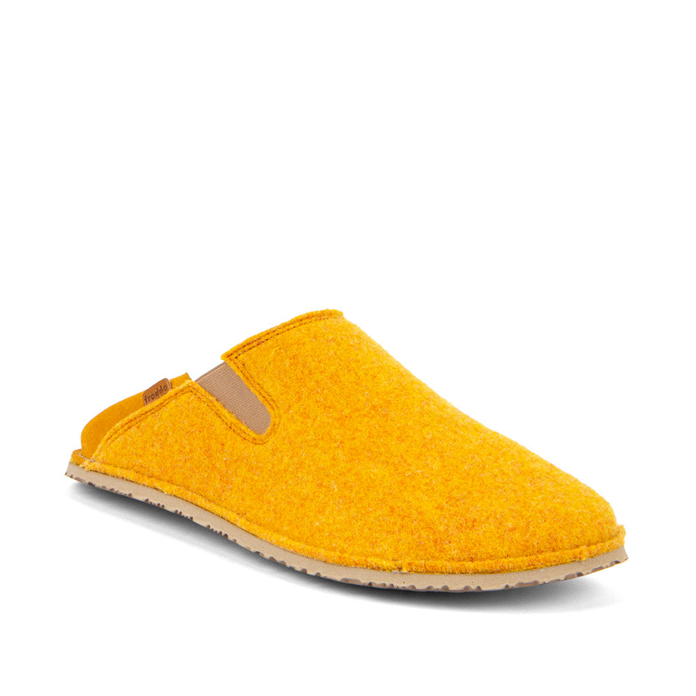 Barefoot Slip On Wooly Slipper Yellow