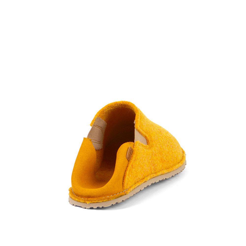 Barefoot Slip On Wooly Slipper Yellow
