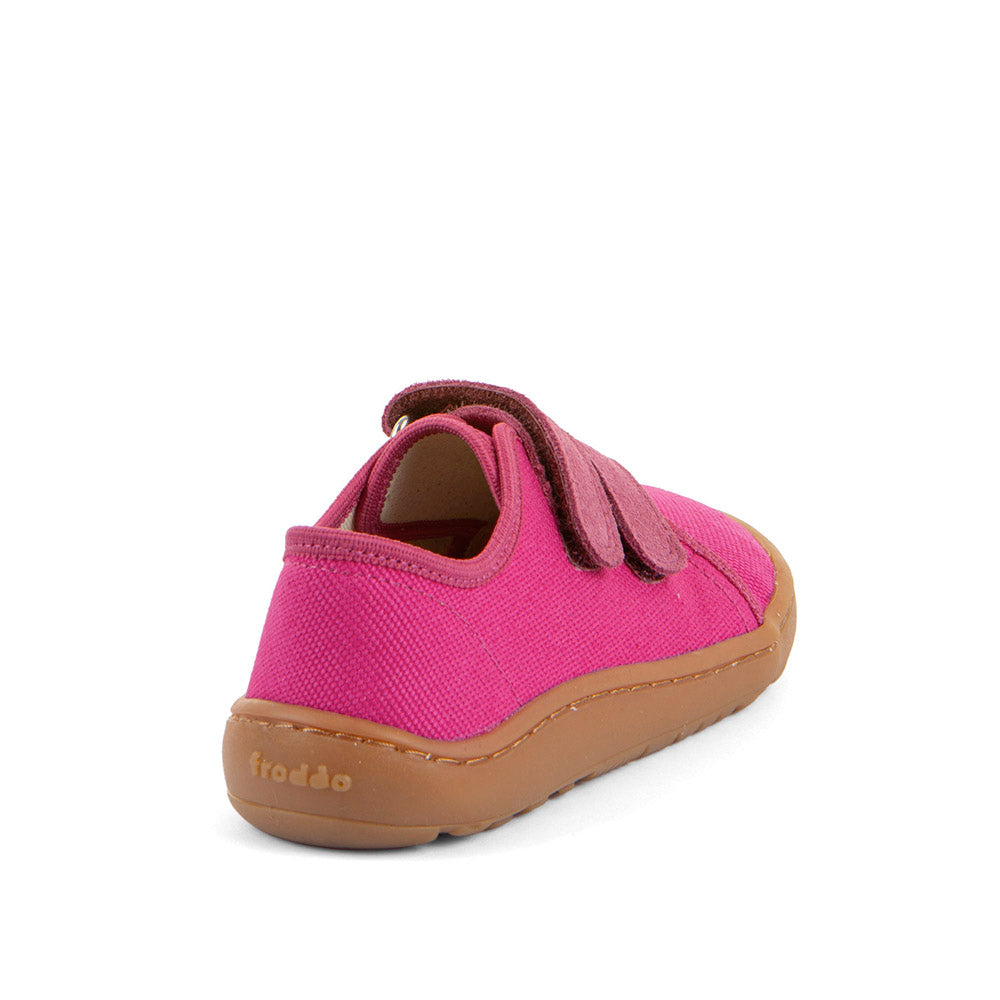 Barefoot Canvas Sneakers in Fuchsia