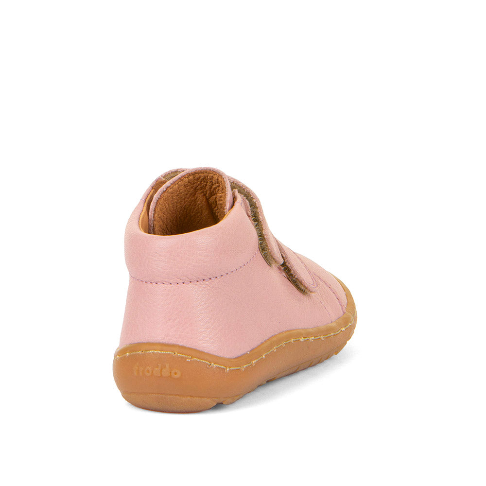 Barefoot First Step Leather Shoes in Pink