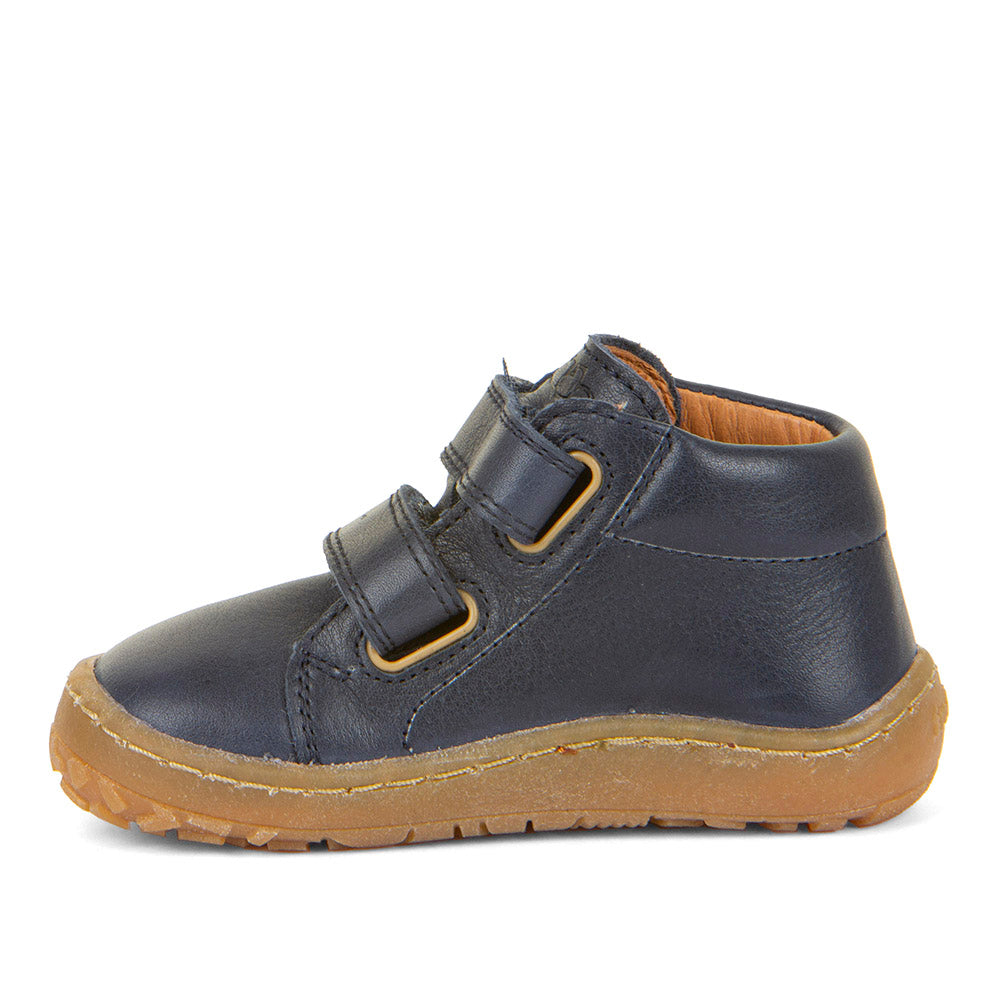 Barefoot First Step Leather Shoes in Dark Blue