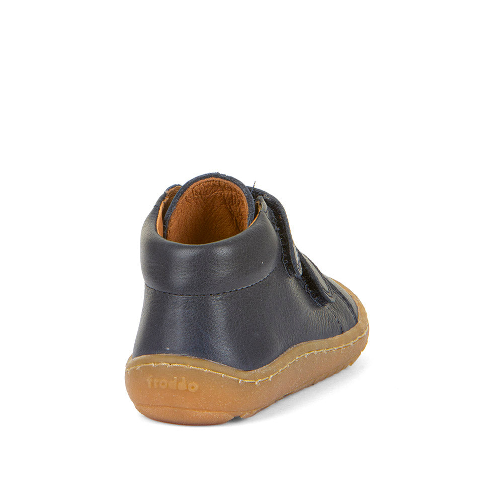 Barefoot First Step Leather Shoes in Dark Blue