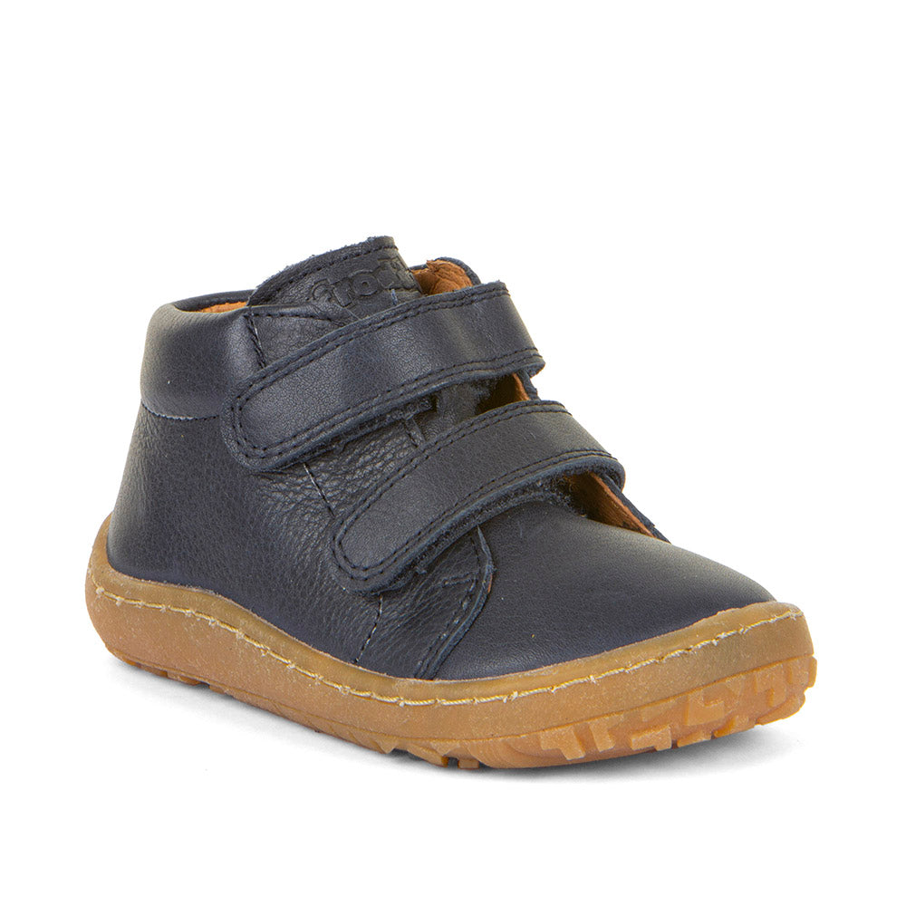 Barefoot First Step Leather Shoes in Dark Blue