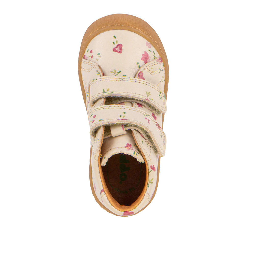 Ollie S Beige with Flower Print