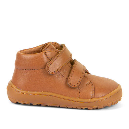 Barefoot First Step Leather Shoes in Cognac