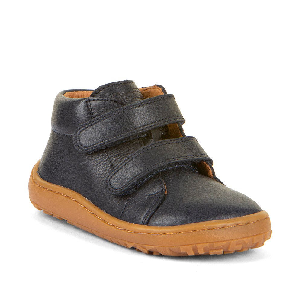 Barefoot First Step Leather Shoes in Dark Blue