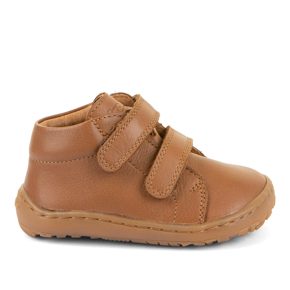 Barefoot First Step Leather Shoes in Cognac