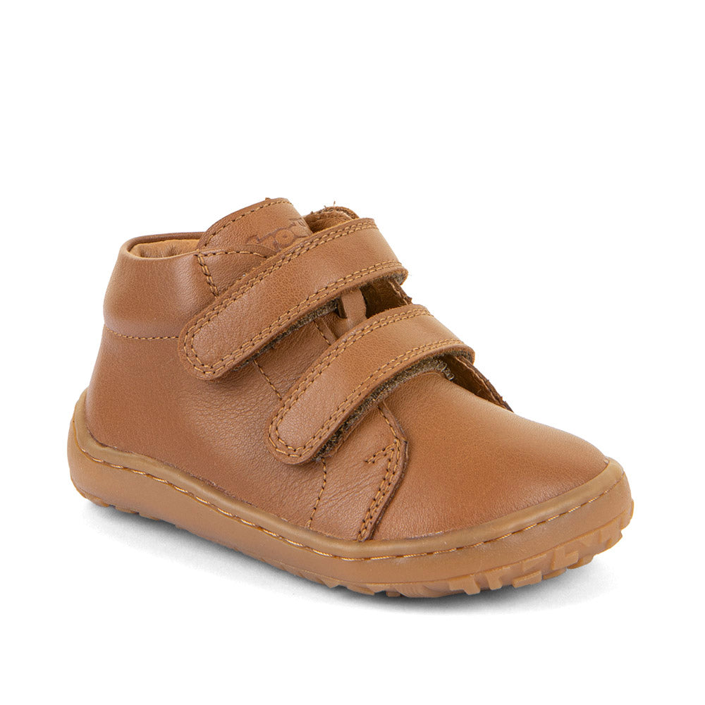 Barefoot First Step Leather Shoes in Cognac