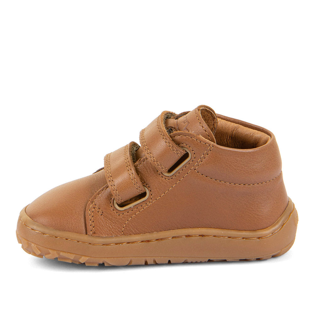 Barefoot First Step Leather Shoes in Cognac