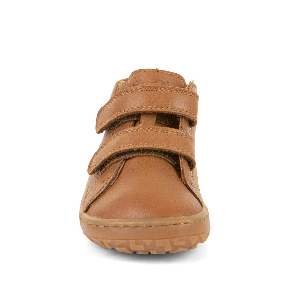 Barefoot First Step Leather Shoes in Cognac