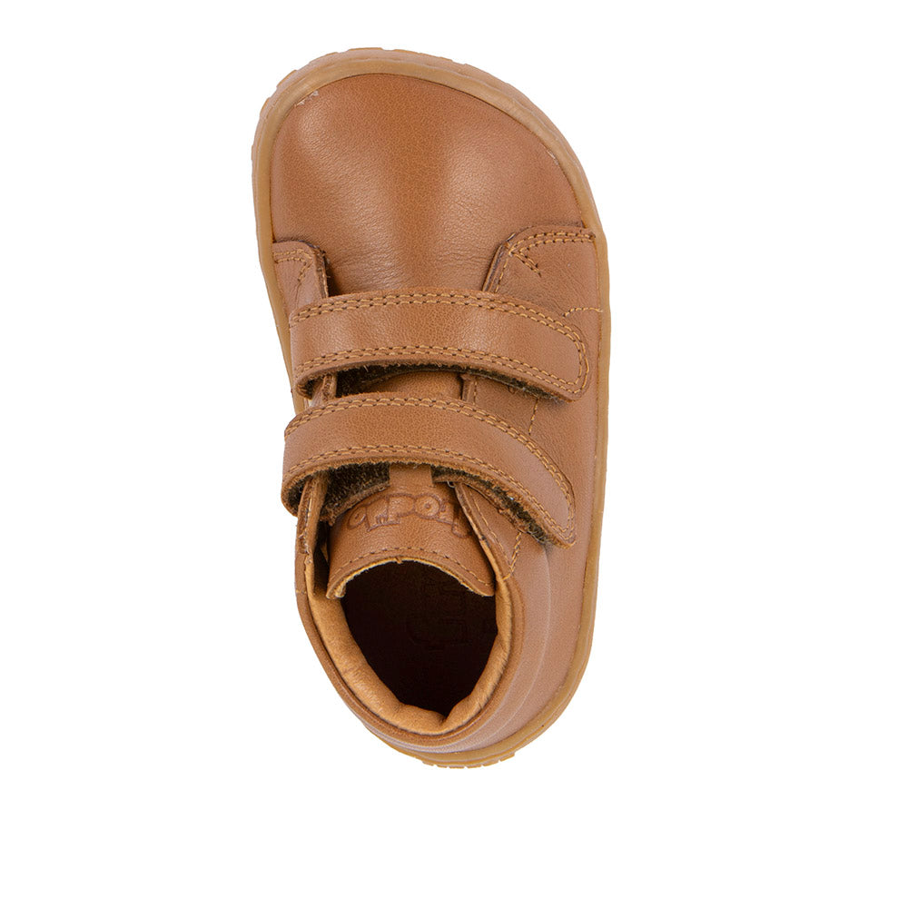 Barefoot First Step Leather Shoes in Cognac