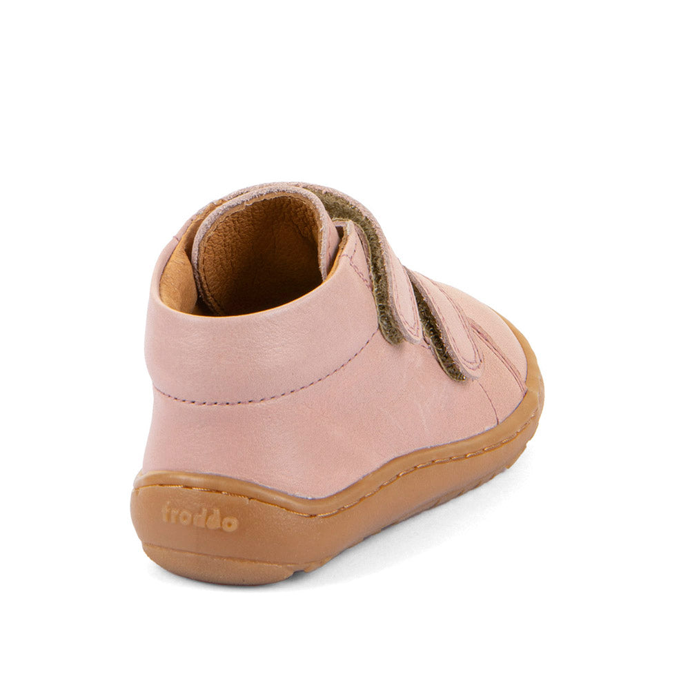Barefoot First Step Leather Shoes in Pink