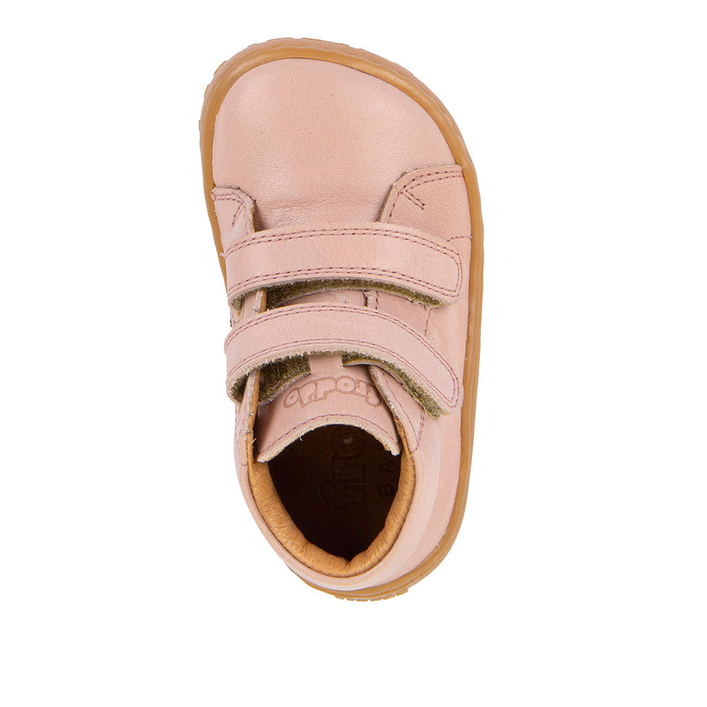 Barefoot First Step Leather Shoes in Pink
