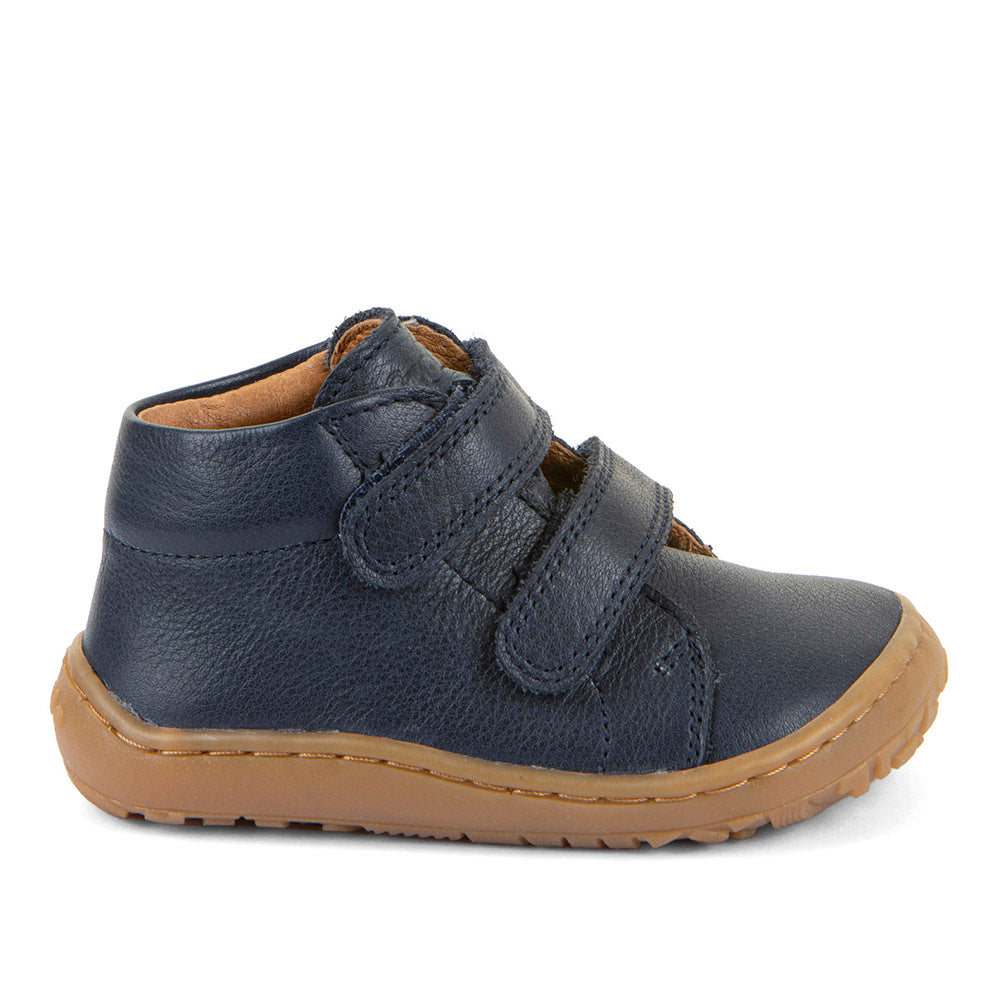 Barefoot First Step Leather Shoes in Dark Blue