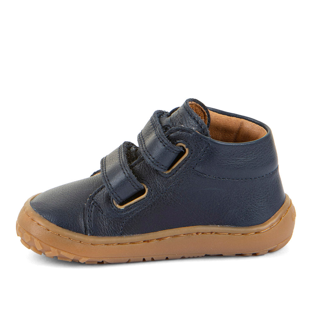 Barefoot First Step Leather Shoes in Dark Blue