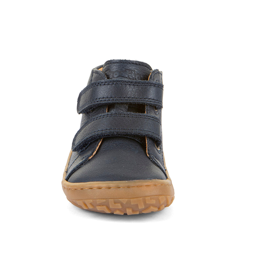Barefoot First Step Leather Shoes in Dark Blue