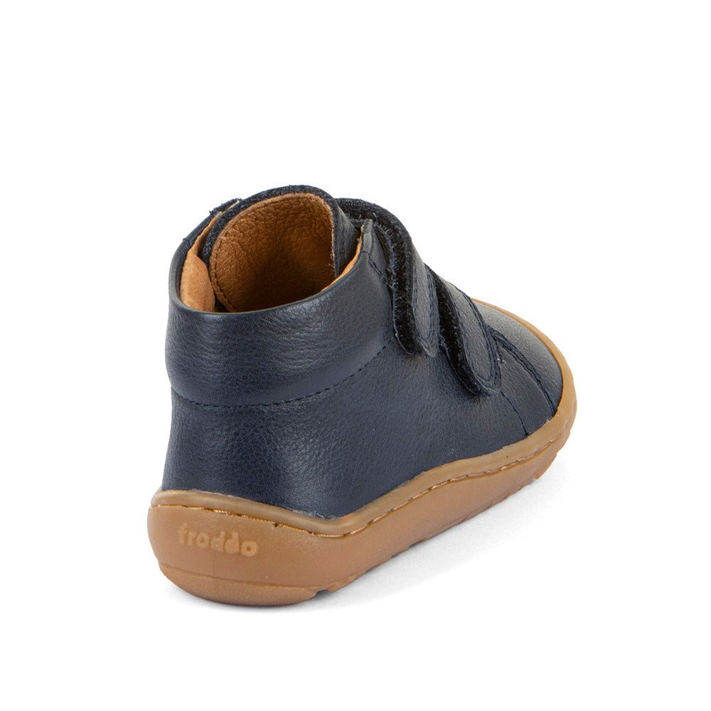 Barefoot First Step Leather Shoes in Dark Blue