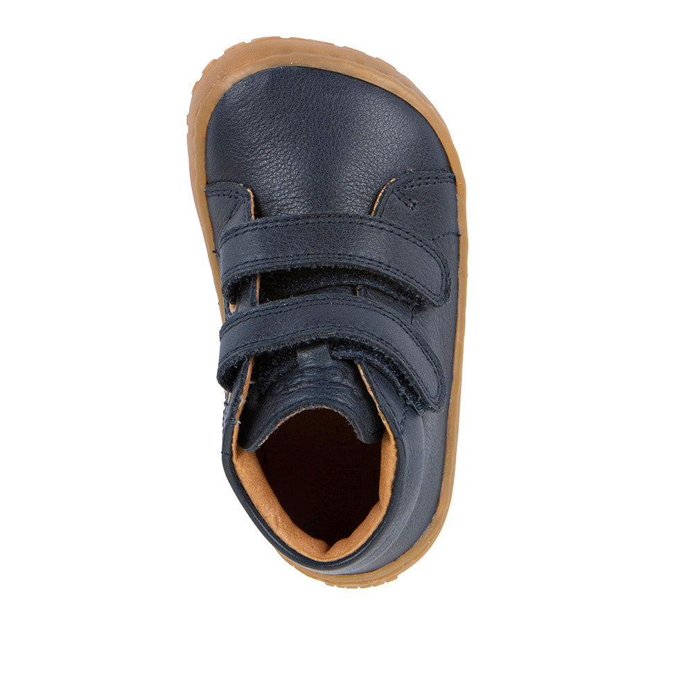 Barefoot First Step Leather Shoes in Dark Blue