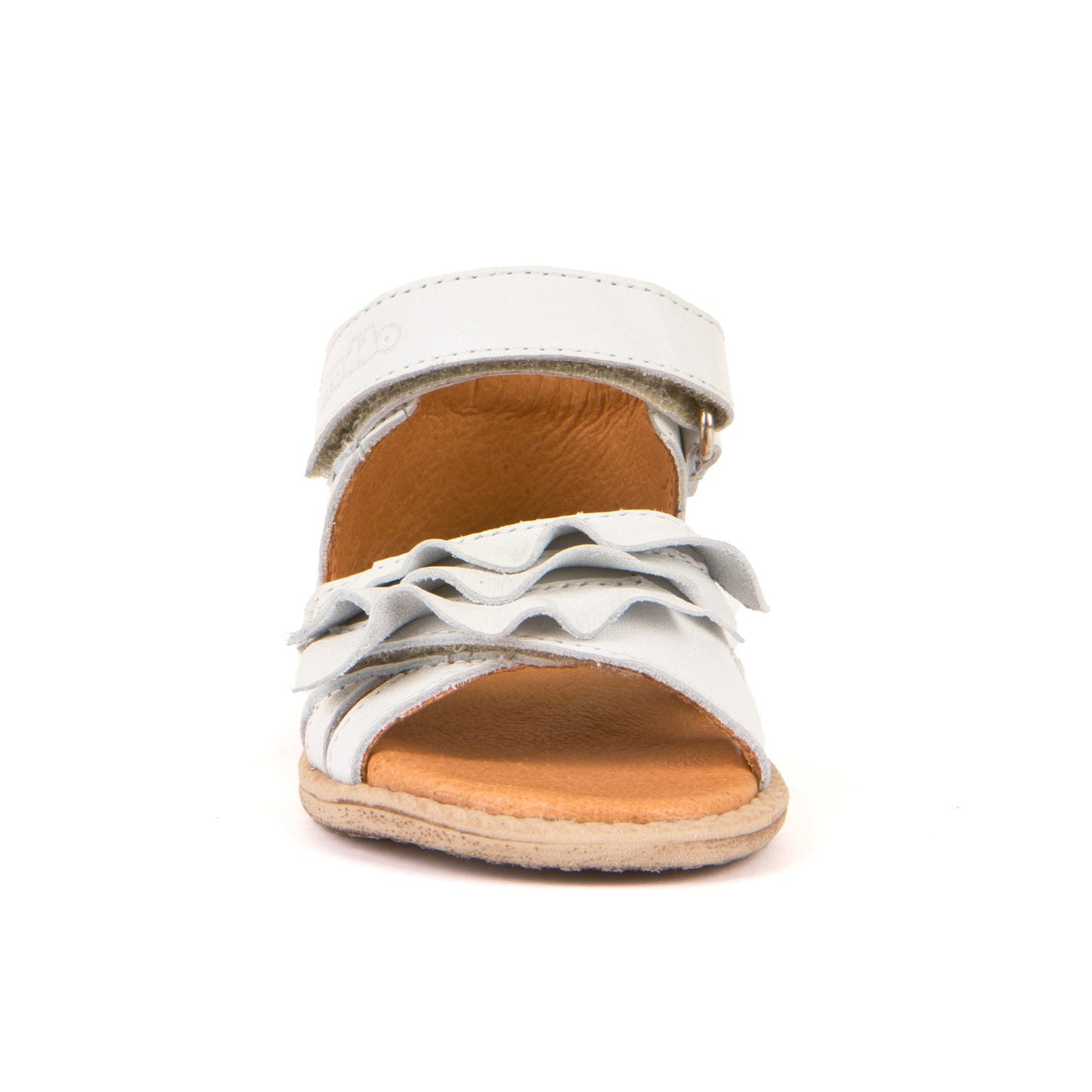 Carlina Sandal – Girls’ Leather Sandal with Adjustable Fit and Ruffle Detail